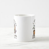 Ik loop op koffie en Sarcasm Koffiemok (Center)