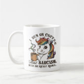 Ik loop op koffie en Sarcasm Koffiemok (Links)