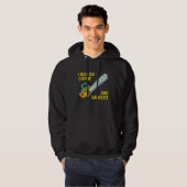 Ik loop op koffie en zaagsel-schrijvers. hoodie (Voorkant volledig)