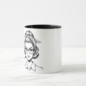 Ik loop op koffie & sarcasme | Grappige quote Mok (Midden)