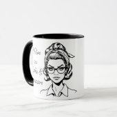 Ik loop op koffie & sarcasme | Grappige quote Mok (Voorkant links)