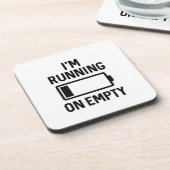 Ik loop op Leeg Bier Onderzetter (Linkerzijde)