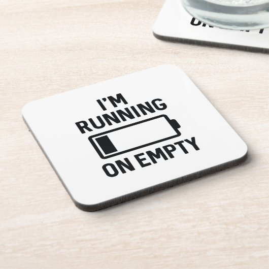 Ik loop op Leeg Bier Onderzetter (Linkerzijde)