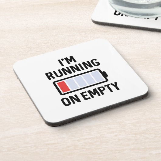 Ik loop op Leeg Bier Onderzetter (Linkerzijde)