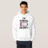 Ik loop op Leeg Hoodie (Voorkant volledig)