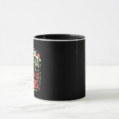 Ik loop op Matcha en Kerst Cheers Groene Drank  Mok (Midden)