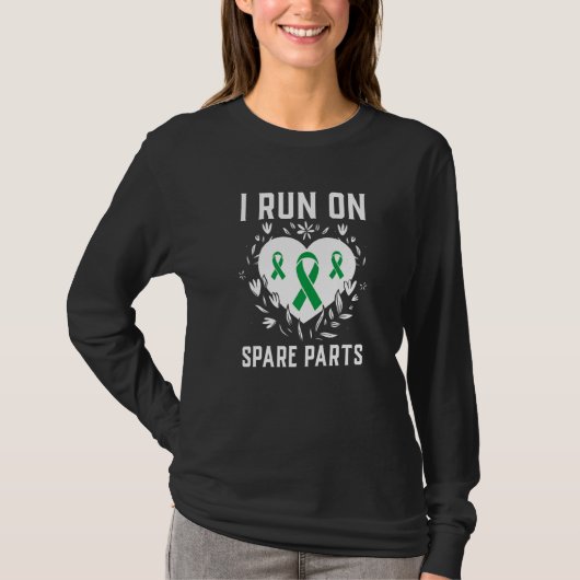 Ik Loop Op Reserveonderdelen Leverliefde Donororga T-shirt (Voorkant)