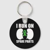 Ik loop op reserveonderdelen Nierziekte/Transpla Sleutelhanger (Voorkant)