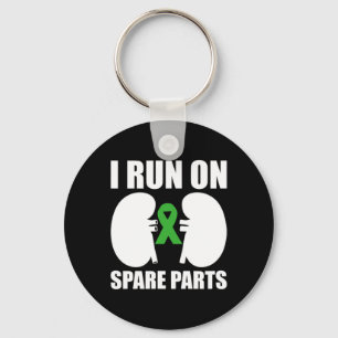 Ik loop op reserveonderdelen Nierziekte/Transpla Sleutelhanger