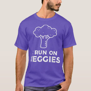 Ik loop op Veggies Vegan Vegetarian T-shirt
