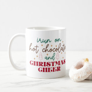 Ik loop op warme chocolademelk - Kerstmis Koffiemok
