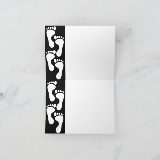 Ik loop voor baby's briefkaart (Binnen)