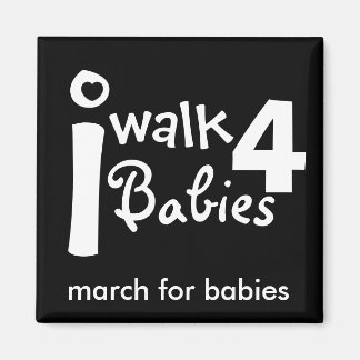 Ik loop voor baby's Magnet