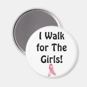 Ik loop voor de meisjes! magneet (Voorkant / Achterkant)