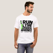 Ik loop voor de ziekte van Lyme T-shirt (Voorkant volledig)