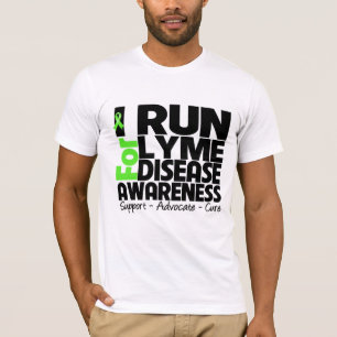 Ik loop voor de ziekte van Lyme T-shirt