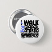 Ik loop voor esophageale bewustwording ronde button 5,7 cm (Voorkant /achterkant)