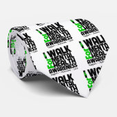 Ik loop voor geestelijke gezondheid stropdas (Opgerold)