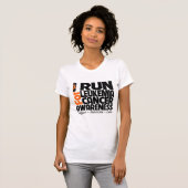 Ik loop voor het bewustzijn van leukemie-kanker t-shirt (Voorkant volledig)