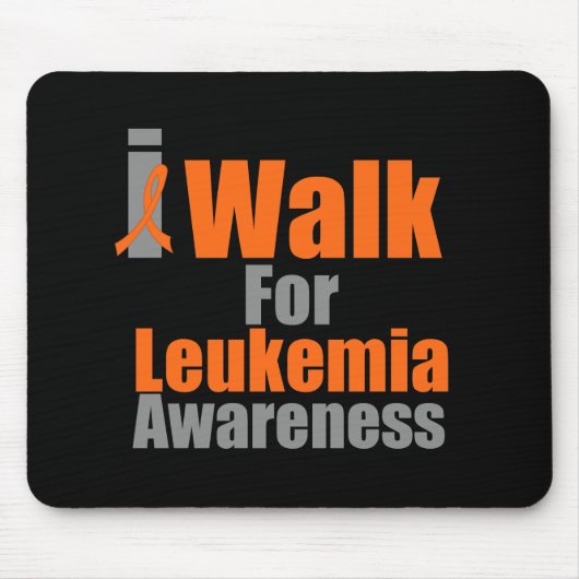 Ik loop voor leukemie bewustzijn muismat (Voorkant)