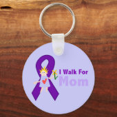Ik loop voor mama Alzheimer's Gift Sleutelhanger (Voorkant)