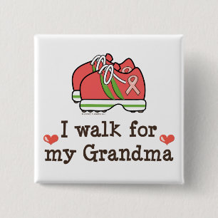 Ik loop voor mijn oma Borstkanker Walk Button
