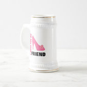 Ik loop voor mijn vriend bierpul (Voorkant links)