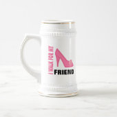 Ik loop voor mijn vriend bierpul (Links)