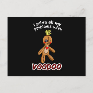 Ik los al mijn problemen op met Voodoo Briefkaart