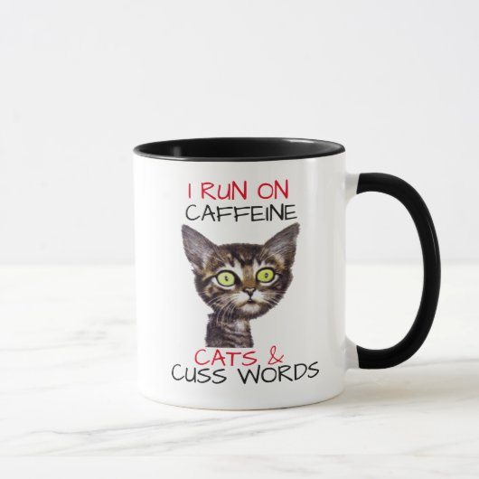 IK LOS OP CAFFEINE CATS & CUSS WORDS MOK (Rechts)