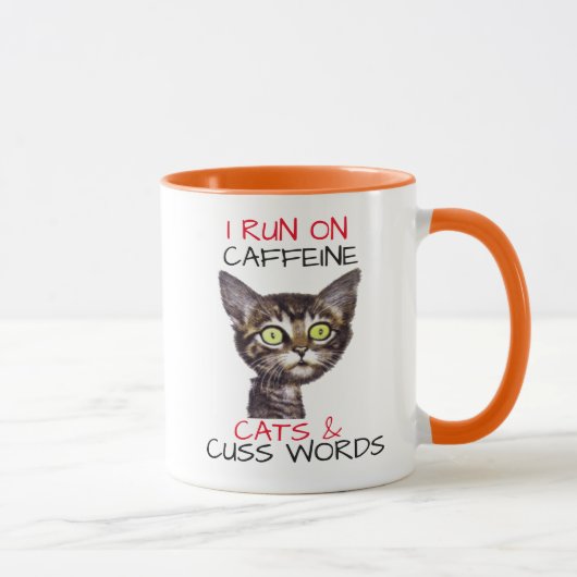 IK LOS OP CAFFEINE CATS & CUSS WORDS MOK (Rechts)