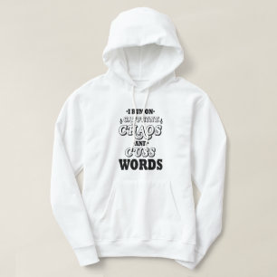 IK LOS OP CAFFEINE CHAOS EN CUSSENWOORD HOODIE