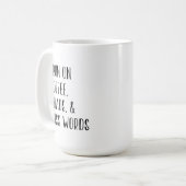 IK LOS OP DE MOK KOFFIE, CHAOS EN CUSS WORDS (Voorkant links)