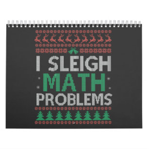 Ik los wiskundige problemen op leuke lelijke kerst kalender