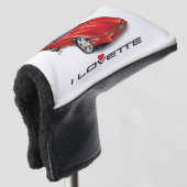 Ik LOVETTE UNIEKE AUTO ONTWERP GOLF HOOFDHOES Golfheadcover (3/4 voorkant)