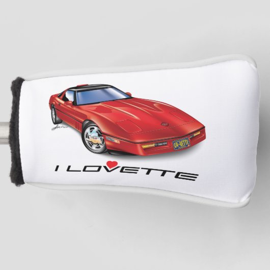 Ik LOVETTE UNIEKE AUTO ONTWERP GOLF HOOFDHOES Golfheadcover (Voorkant)