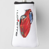 Ik LOVETTE UNIEKE AUTO ONTWERP GOLF HOOFDHOES Golfheadcover (Draai 90)
