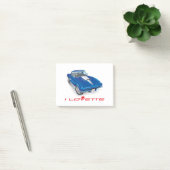 Ik LOVETTE UNIEKE AUTO ONTWERP POST-IT NOTITIES Post-it® Notes (Kantoor)