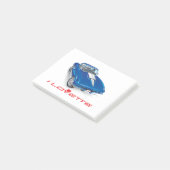Ik LOVETTE UNIEKE AUTO ONTWERP POST-IT NOTITIES Post-it® Notes (Schuin)