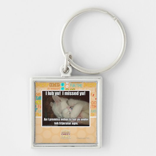 Ik lub je! Ik heb je gemist. Sleutelhanger (Voorkant)