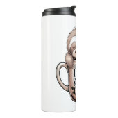 Ik lui zonder koffie thermosbeker (Gedraaid links)