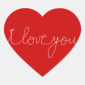 Ik luid je hart sticker (Voorkant)