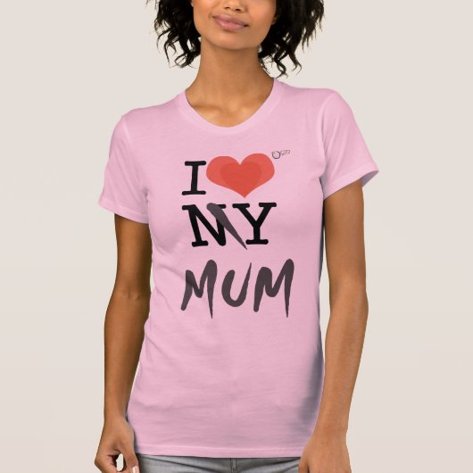Ik luid mijn moeder V T-shirt (Voorkant)