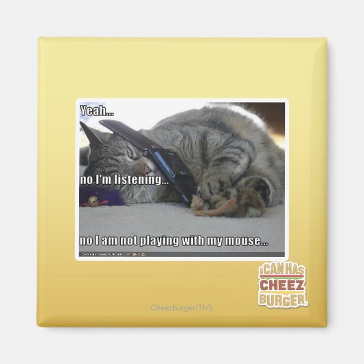 Ik luister magneet (Voorkant)