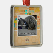 Ik luister metalen ornament (Rechts)