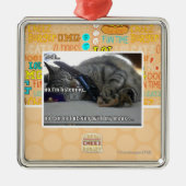 Ik luister metalen ornament (Voorkant)