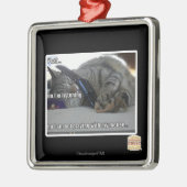 Ik luister metalen ornament (Links)
