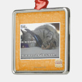 Ik luister metalen ornament (Links)