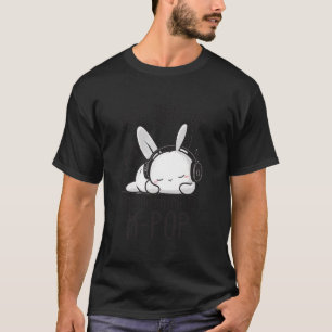 Ik luister naar Kpop Rabbit K pop Mer T-shirt
