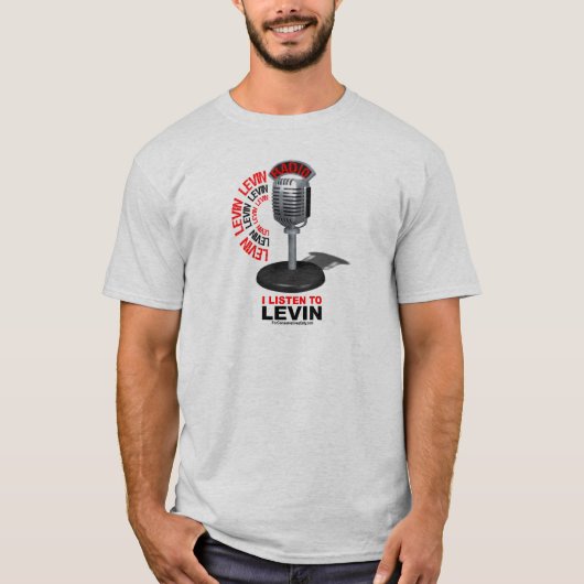 Ik luister naar Levin T-shirt (Voorkant)